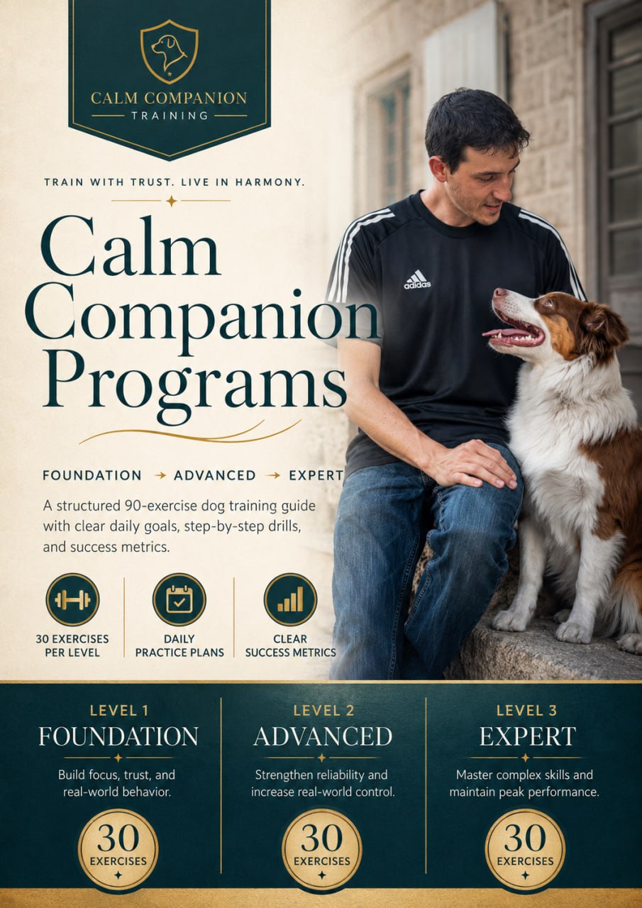Calm Companion Blueprint training guide cover