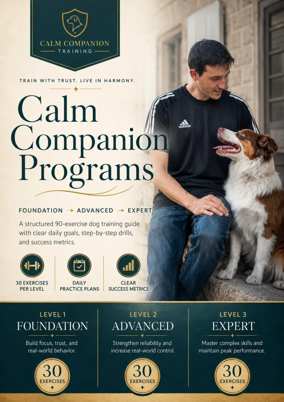 Calm Companion Blueprint training guide cover